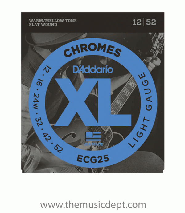 Flat Wound Chromes - ECG25